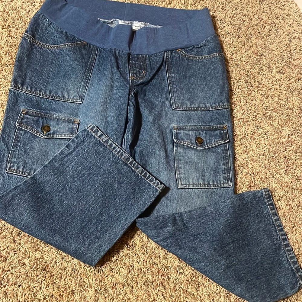 Take Nine maternity Jean capris size M